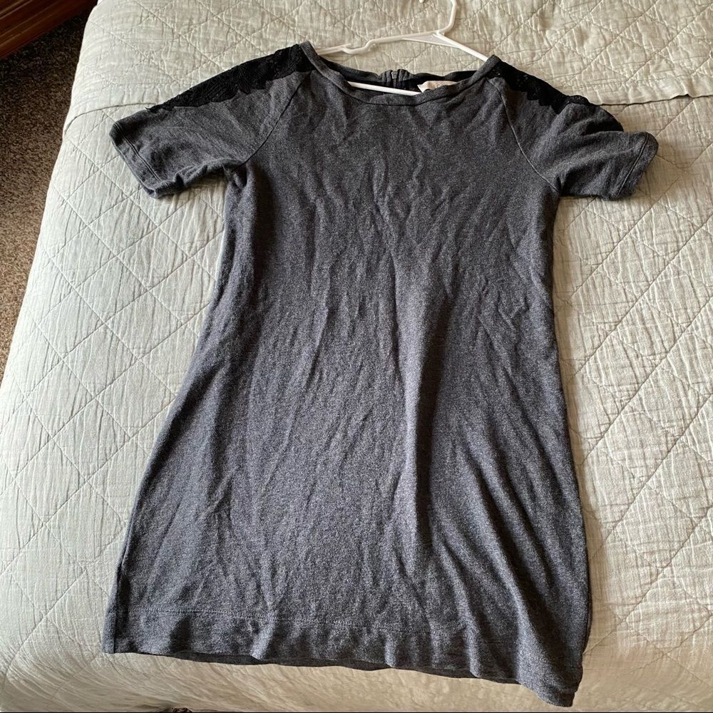 - Ann Taylor Loft Cotton Dress with Lace Detail size Small